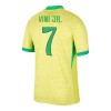 Maillot de Supporter Brésil Vini JR 7 Domicile 2024 Pour Homme